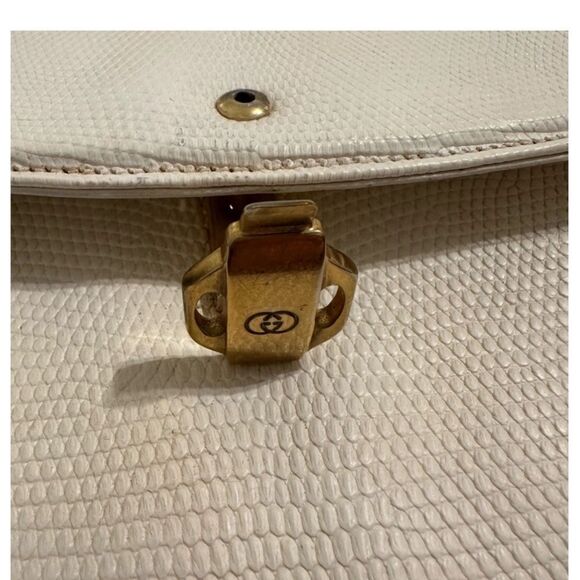 Gucci white lizard skin tote - Picture 8 of 16